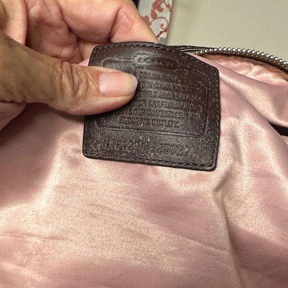 Coach Ashley Elegant Brown and Tan Satchel/ Crossbody - Picture 11 of 15